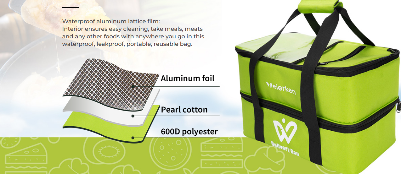 custom insulated bags for restaurant chains