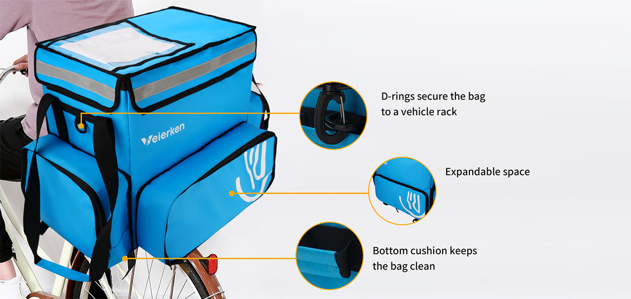 temperature-controlled chocolate delivery bags