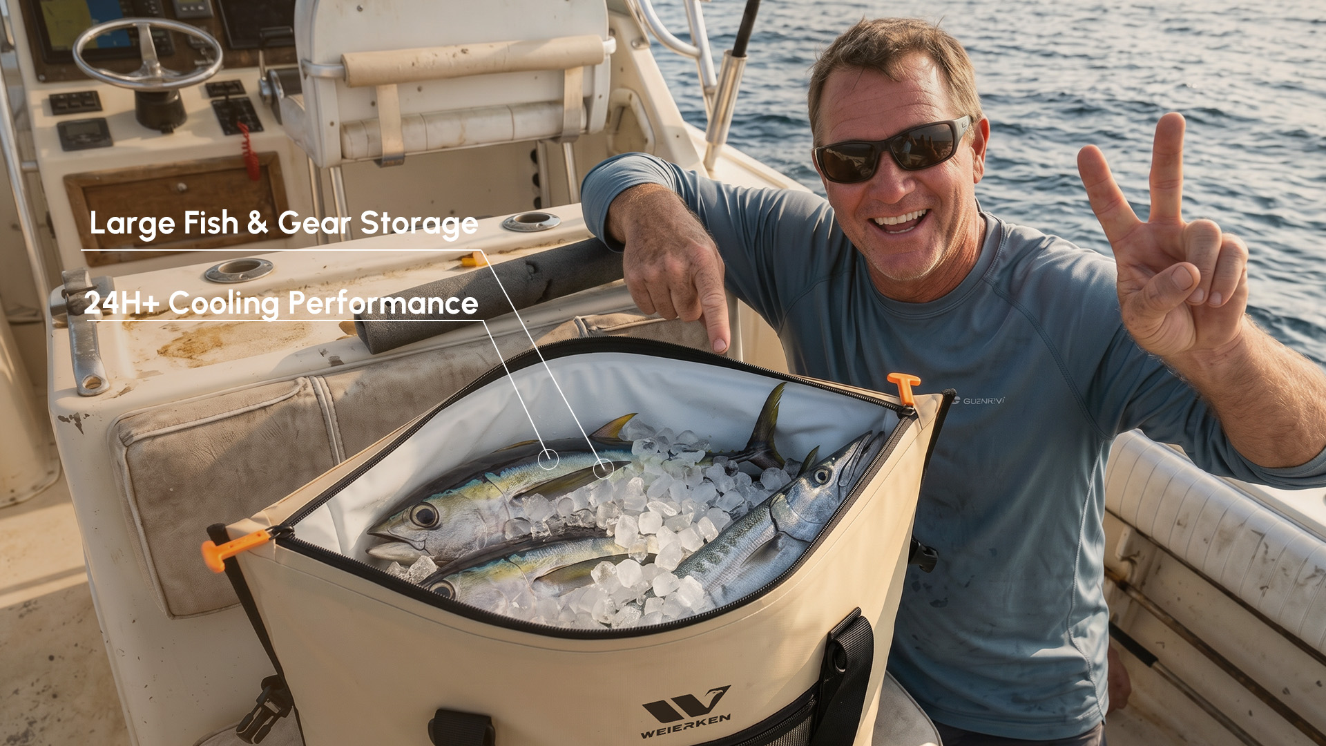 custom fish cooler bag OEM