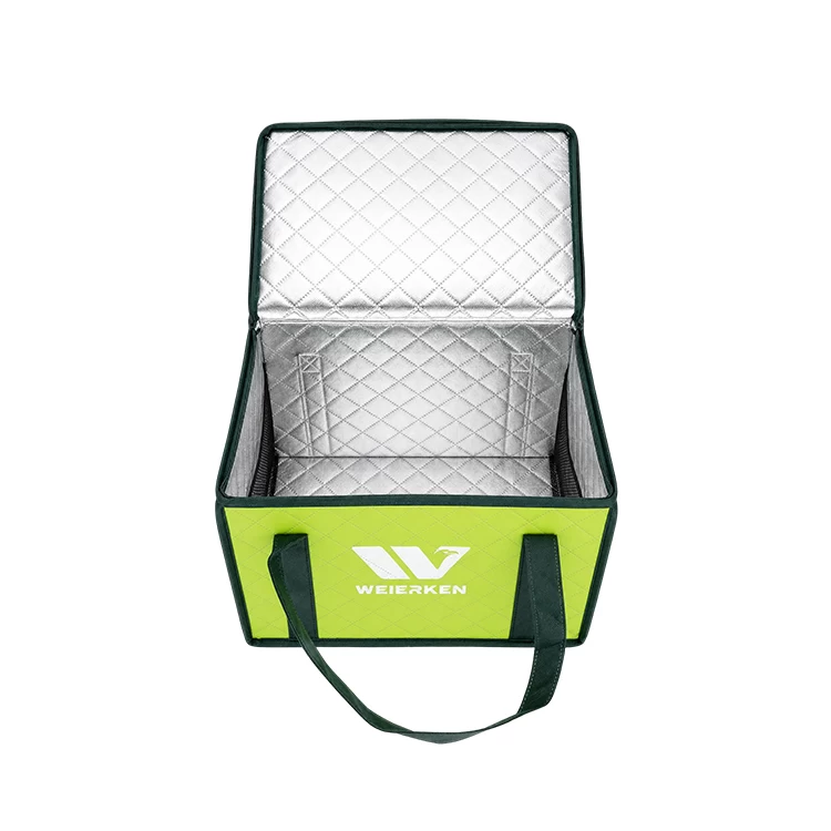 WIDE-CAPACITY FOLDABLE INSULATED DELIVERY TOTE DBS43 3