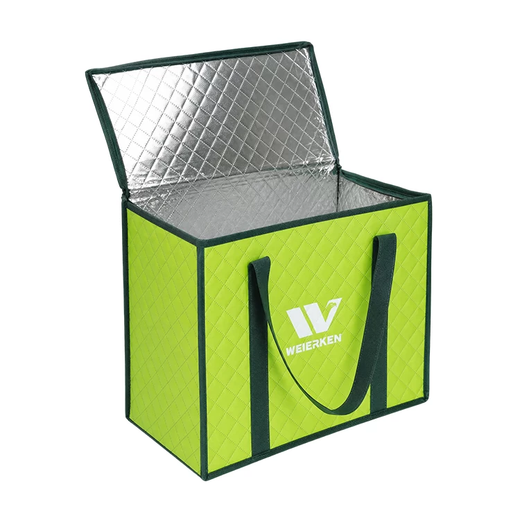 WIDE-CAPACITY FOLDABLE INSULATED DELIVERY TOTE DBS43 6