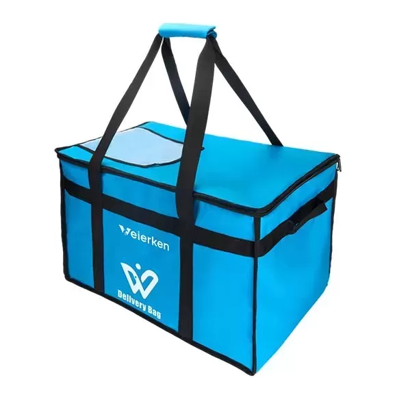 Insulated Food Delivery Bag with Cup Holders DBS10 2