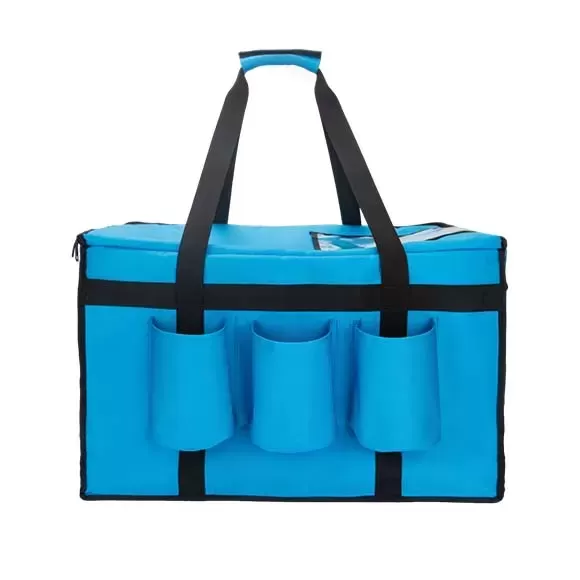 Insulated Food Delivery Bag with Cup Holders DBS10 3