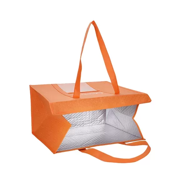 Large Capacity Non-Woven Delivery Bag With Visible PVC Pocket DBS21 4