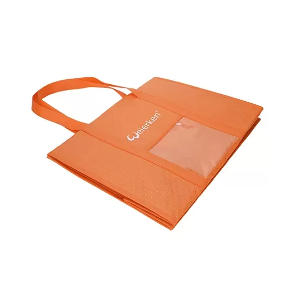 Large Capacity Non-Woven Delivery Bag With Visible PVC Pocket DBS21 5