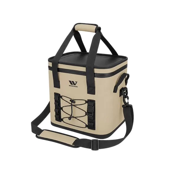 15L WATERPROOF COOLER BAG WITH FRONT ELASTIC MESH STORAGE C03-26SS 2