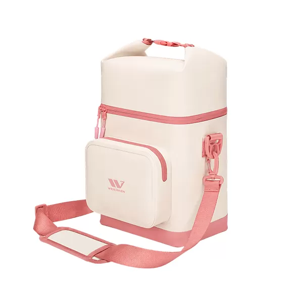 3L/8-CAN ROLL-TOP DUAL-COMPARTMENT COOLER BAG C08-26SS 2