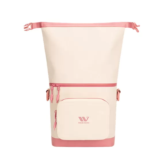 3L/8-CAN ROLL-TOP DUAL-COMPARTMENT COOLER BAG C08-26SS 3