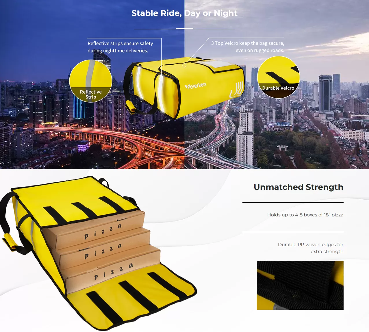 Maximize Your Brand with OEM Services at a Pizza Thermal Tote Factory