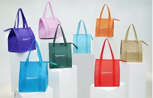 Sustainable Bags at a Groceries Freezer Factory