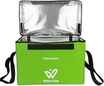 Delivery bag with laminated fabric