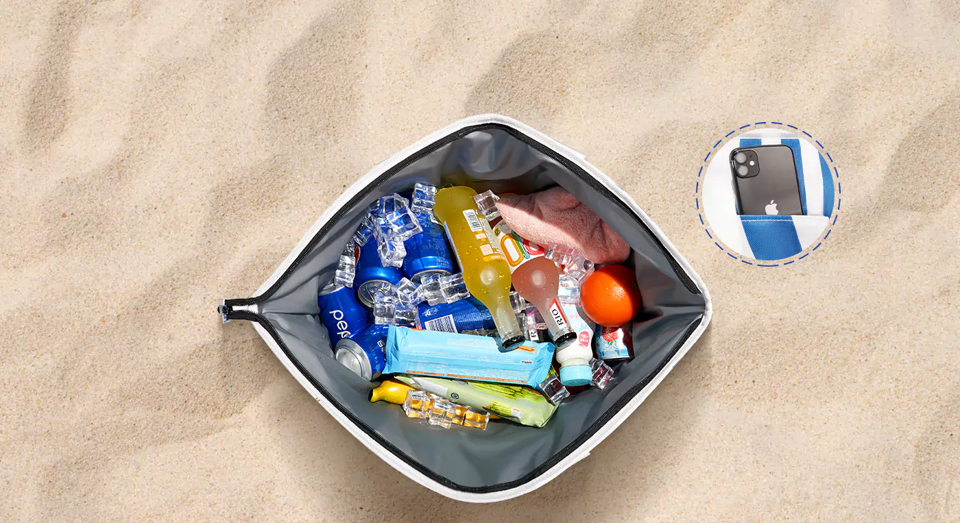 custom beach bag