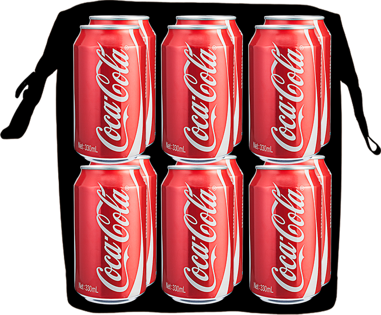 The cola in the bag